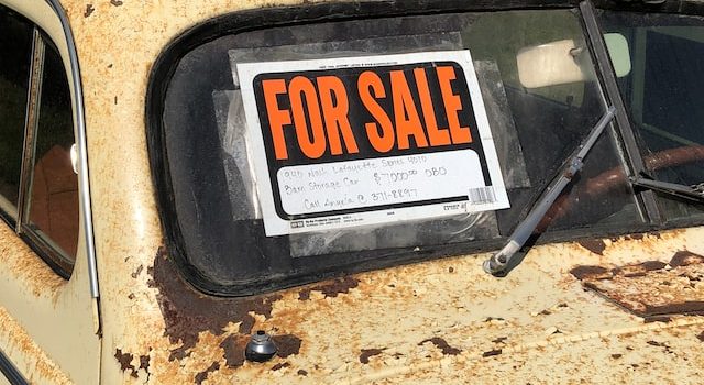 how many categoryies of wrecked car can sale